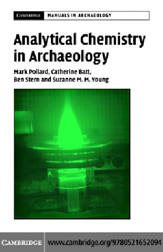 Analytical Chemistry in Archaeology