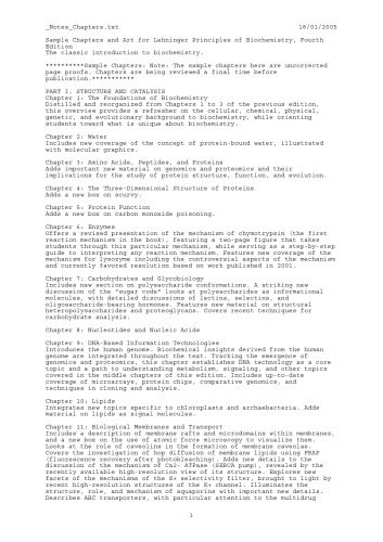 Lehninger-Principles of Biochemistry