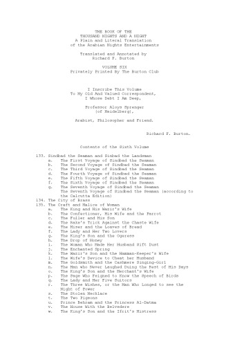 1001 Arabian Nights - Volume 6