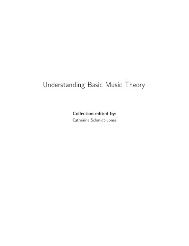 Understanding Basic Music Theory