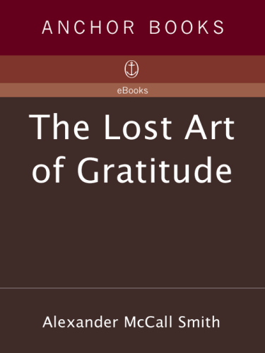 The lost art of gratitude
