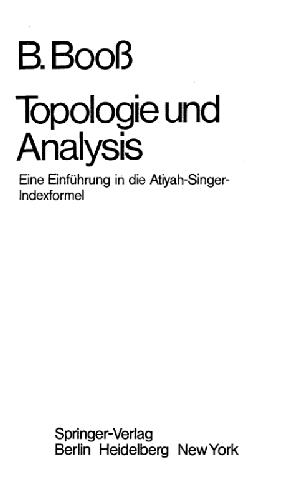 Topologie und Analysis: Eine Einfuhrung in die Atiyah-Singer-Indexformel