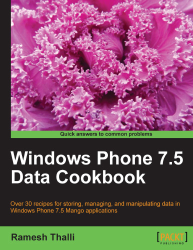 Windows Phone 7.5 Data Cookbook  