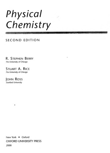 Physical Chemistry