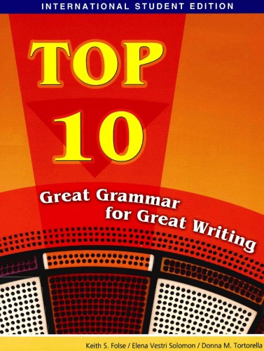 Intl Stdt Ed-Top 10: Great Grammar for Great Writing