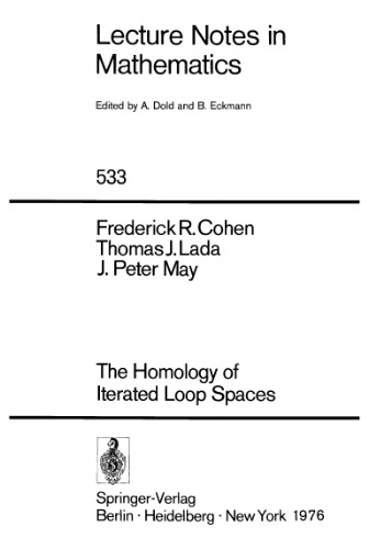 The homology of iterated loop spaces