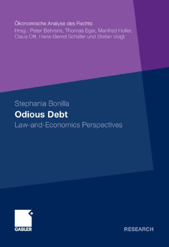 Odious Debt: Law and Economics Perspectives  