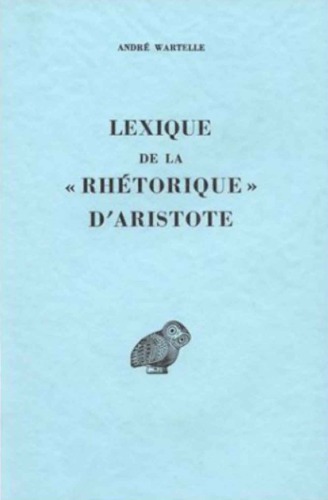 Lexique de la Rhétorique d'Aristote
