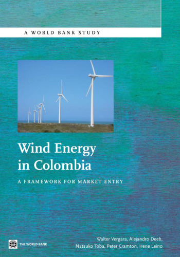 Wind energy in Colombia: a framework for market entry