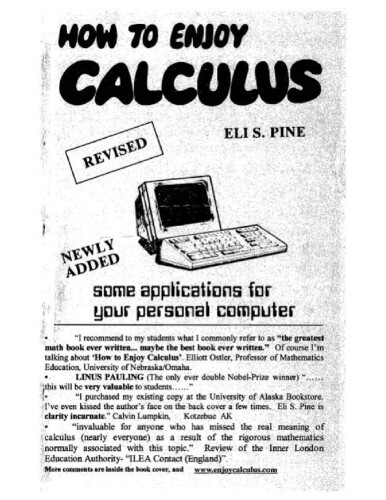 How to Enjoy Calculus  