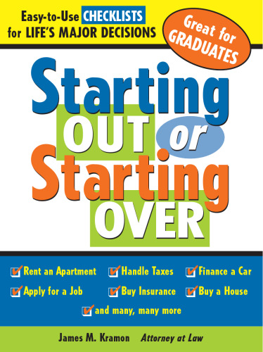 Starting Out or Starting Over  