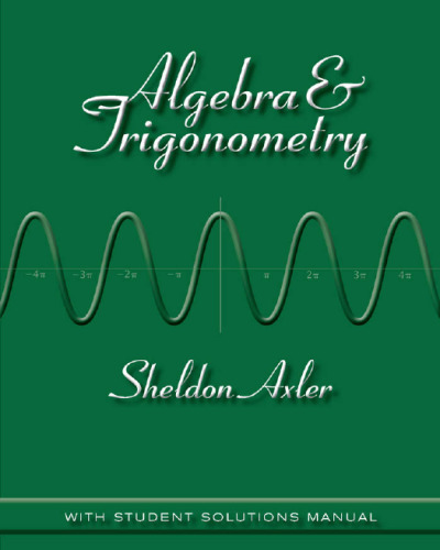 Algebra and Trigonometry  