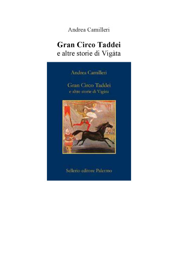 Gran circo Taddei e altre storie di Vigàta