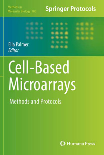 Cell-Based Microarrays: Methods and Protocols