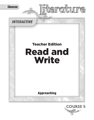 Read and Write Course 5 Approaching Level - Teacher Edition