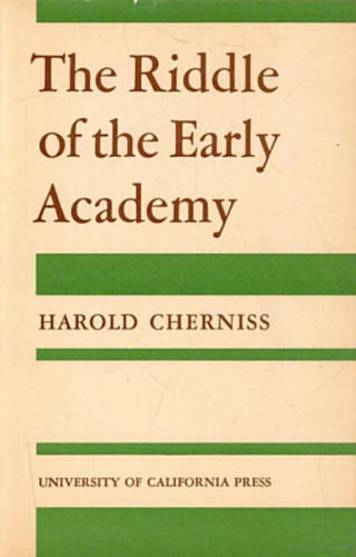 The Riddle of the Early Academy    