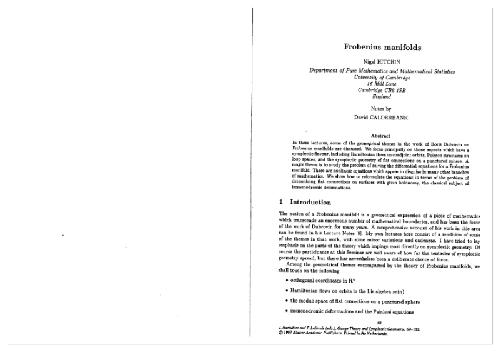 Lectures on Frobenius manifolds