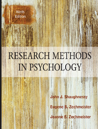 Research Methods In Psychology (9th Edition)    