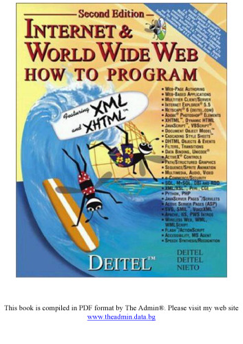 Internet & World Wide Web. How to Program