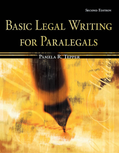 Basic Legal Writing for Paralegals