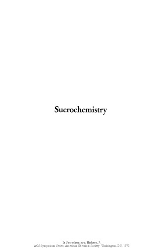 Sucrochemistry