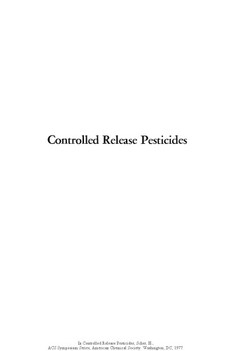 Controlled Release Pesticides