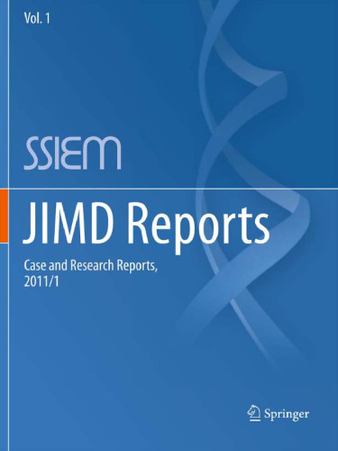 JIMD Reports - Case and Research Reports, 2011/1: Case and Research Reports