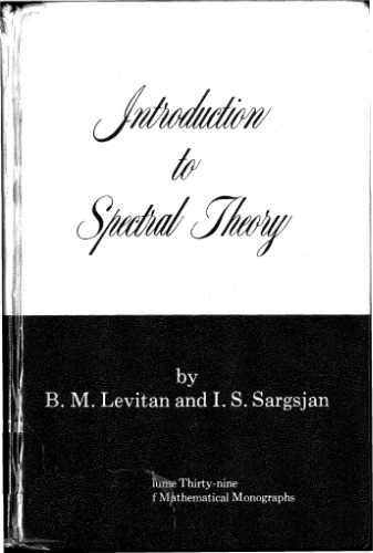 Introduction to Spectral Theory: Selfadjoint Ordinary Differential Operators