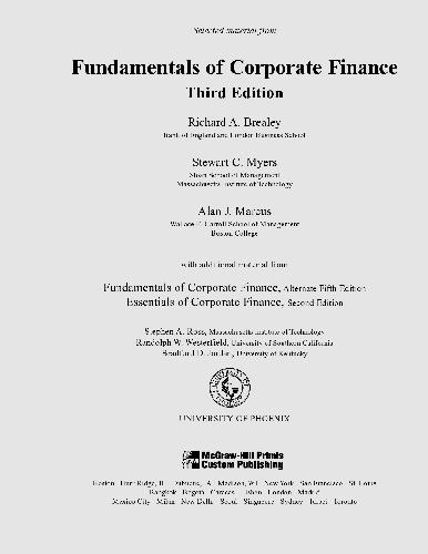 Fundamentals of Corporate Finance