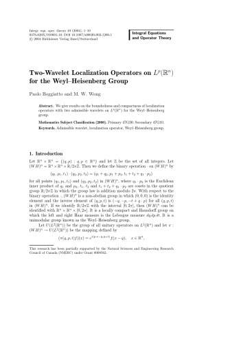 Integral Equations and Operator Theory - Volume 49