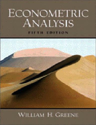 Econometric Analysis. SOLUTIONS
