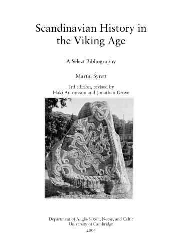 Scandinavian History of the Viking Age: A Select Bibliography
