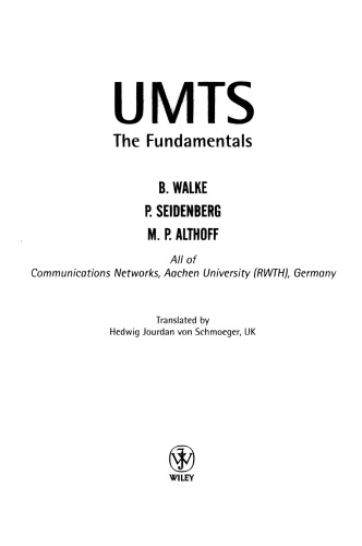 UMTS, The Fundamentals