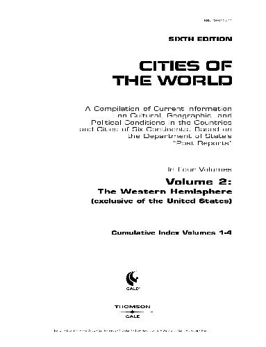 Cities of the World.America