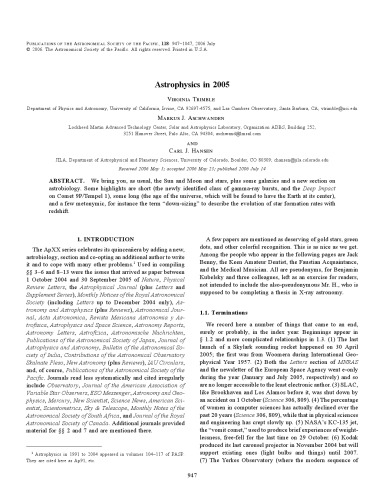 Astrophysics in 2005