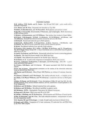 Comets to Cosmology Proceedings of the Third IRAS Conference Held at Queen Mary College, University of London July 6–10, 1987