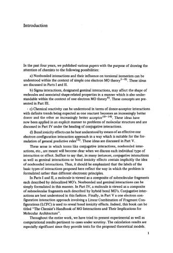 Structural Theory of Organic Chemistry