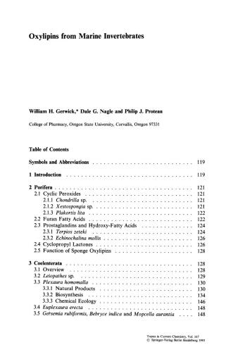 Marine Natural Products - Diversity and Biosyn