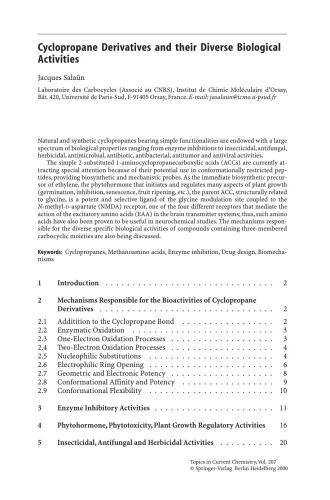 Small Ring Compounds in Organic Synthesis VI