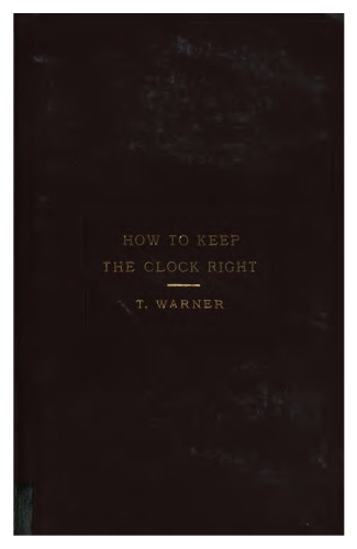 How to keep the clock right by observations of the fixed stars with a small fixed telescope