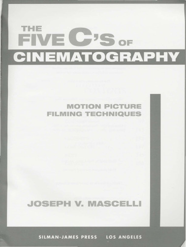 The Five C's of Cinematography