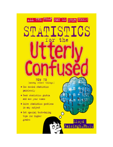 Statistics for the Utterly Confused