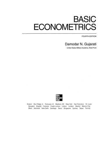 Basic Econometrics