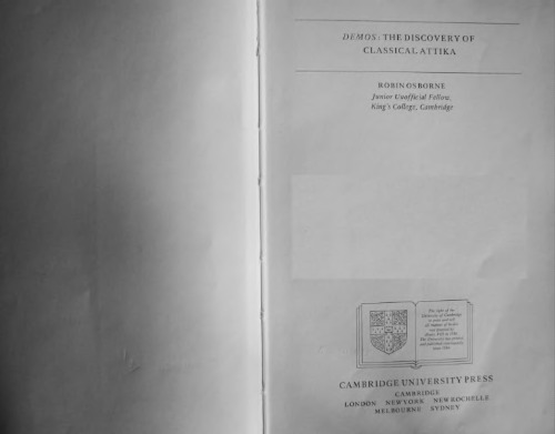 Demos: The Discovery of Classical Attika