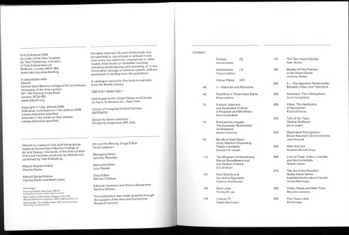 Art and the moving image: a critical reader