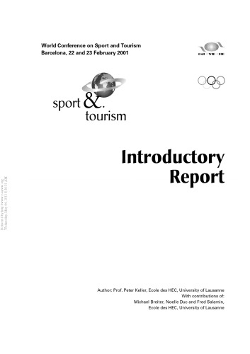 Sport and Tourism - Introductory Report