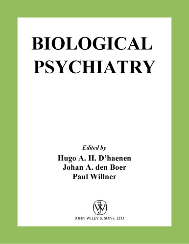 Biological Psychiatry [2 Vols]