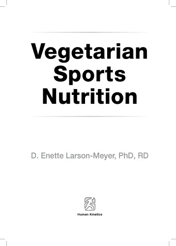 Vegetarian sports nutrition