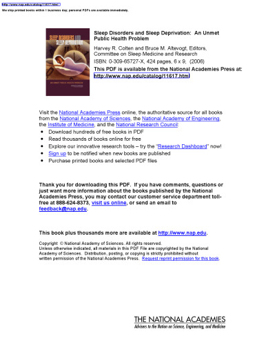 Sleep disorders and sleep deprivation: an unmet public health problem