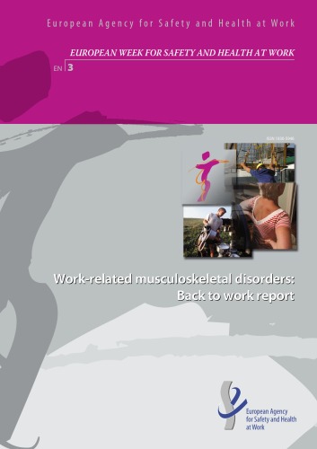Work related musculoskeletal disorders: Back Report